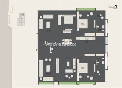 SHELADIA LUXURIA Floor Plan