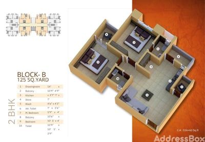 ATITHI ASHRAY Floor Plan