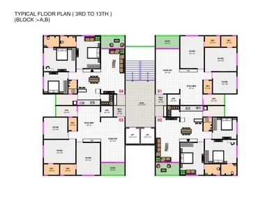 KESAR EMPIRE Floor Plan