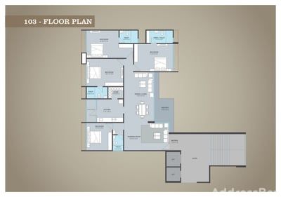 SATYAMEV ELYSIUM Floor Plan