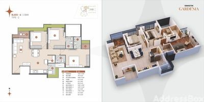 SWASTIK GARDENIA Floor Plan
