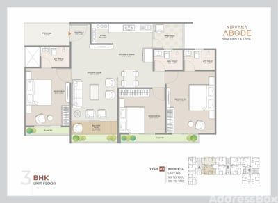 Nirvana Abode Floor Plan
