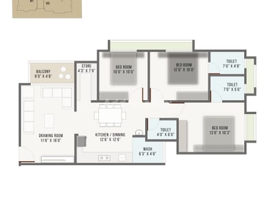 21 FYL-FOT MAURYA Floor Plan