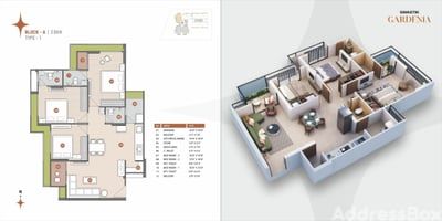 SWASTIK GARDENIA Floor Plan