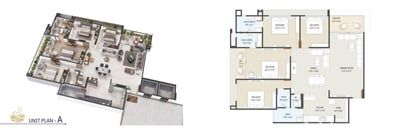 THE NEST RESIDENCY Floor Plan