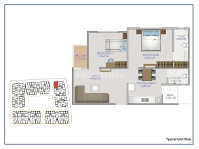 RUDRA HARMONY Floor Plan