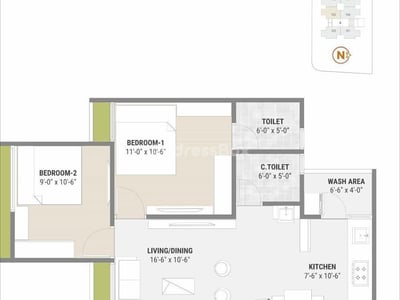Siddhi 222 Floor Plan