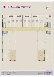 THE ALLEN TOWN Floor Plan