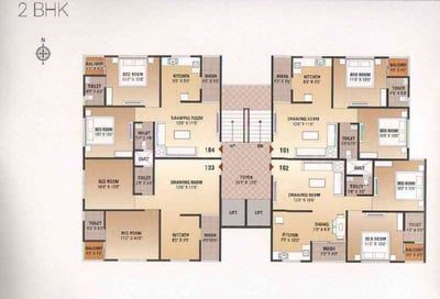 HARIOM ELEGANCE Floor Plan