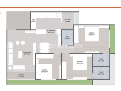 KESHAR KADAM Floor Plan
