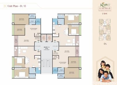 KRISH LUXURIA-2 Floor Plan