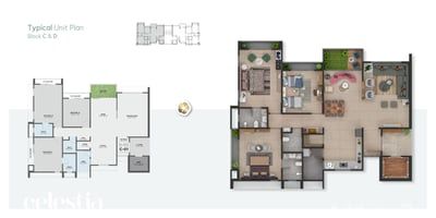 Celestia Floor Plan