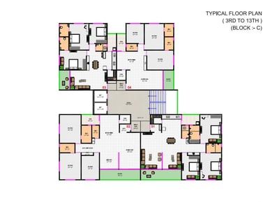KESAR EMPIRE Floor Plan