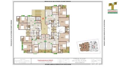 TAKSHASHILA CREST Floor Plan