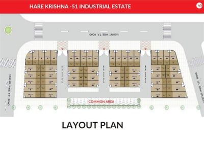 HAREKRISHNA 51 INDUSTRIAL ESTATE Cluster Plan