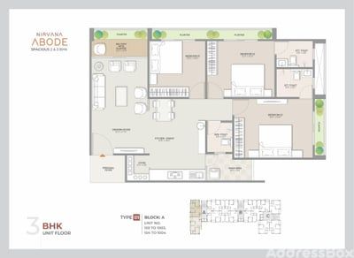 Nirvana Abode Floor Plan