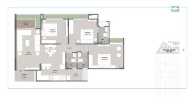 EMPIRE SKYPARK Floor Plan