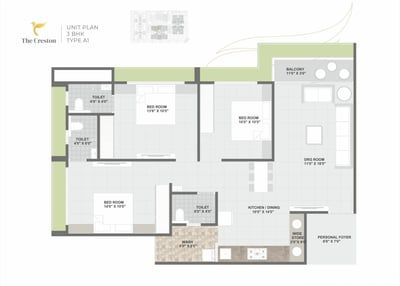 THE CRESTON Floor Plan