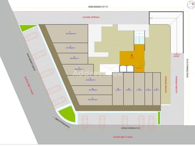 Aradhana Luxuria - Commercial Floor Plan
