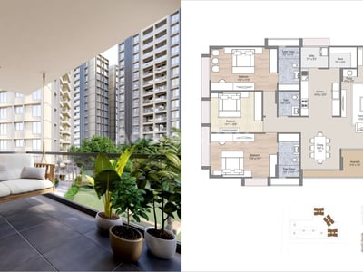 Indraprasth Saptak Balcony