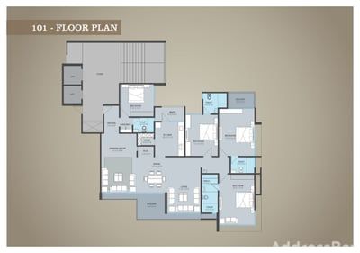 SATYAMEV ELYSIUM Floor Plan