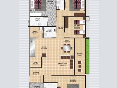 Ajanta Sampann Floor Plan