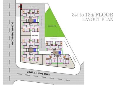 KESAR EMPIRE Floor Plan