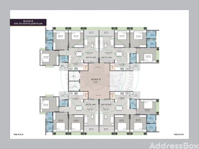 Radhe Elysium Floor Plan