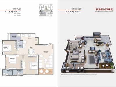 Sunflower Floor Plan