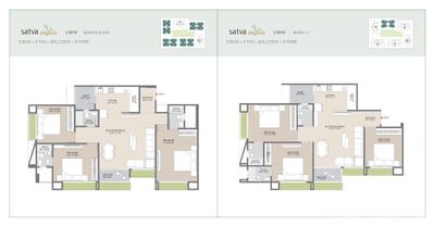 SATVA ELEGANCE Floor Plan