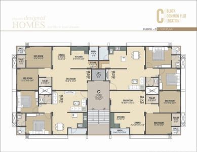 VISHWAS CITY 9 (BLOCK C) Floor Plan