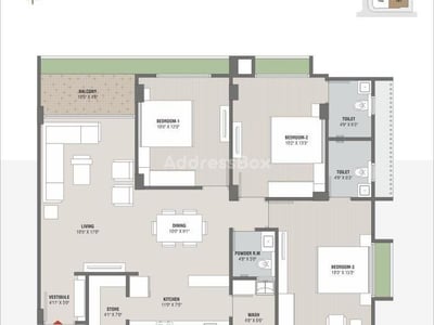 Adhisthana Luxuria Floor Plan